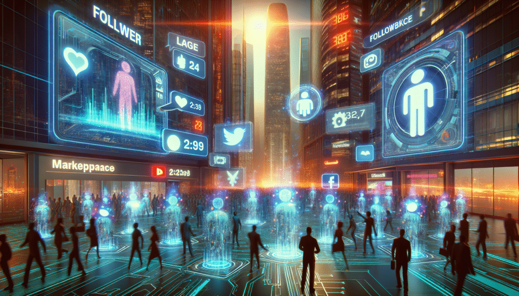 buy 100k instagram followers illustration